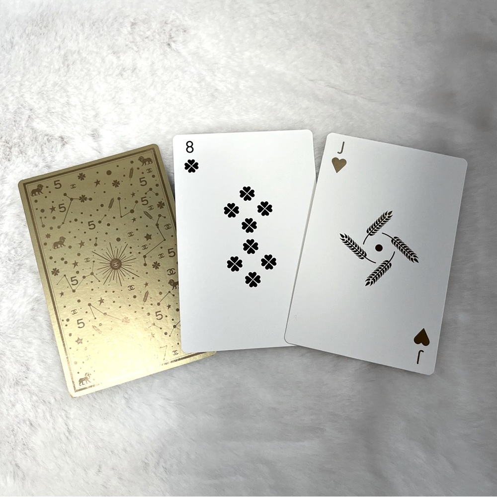 Les Talismans Chanel Set of 3 Playing Cards